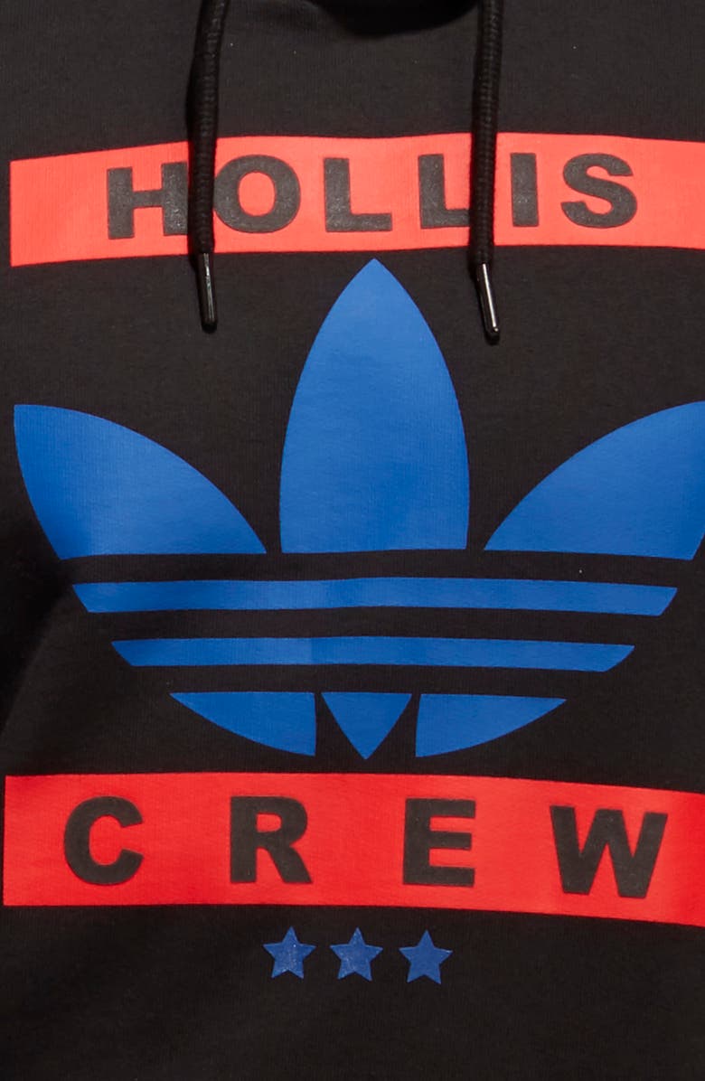 adidas x Run-DMC Logo Graphic Hoodie, Alternate, color, 
