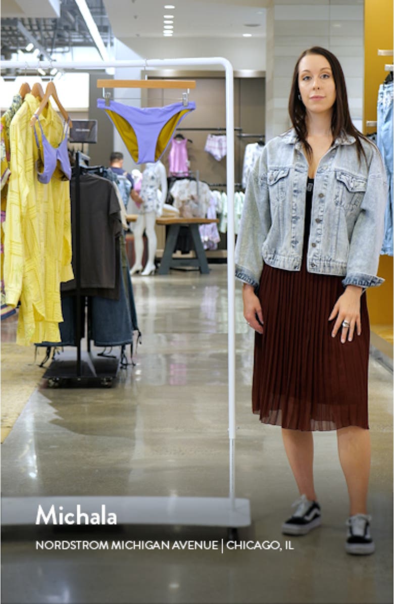 Deep Periwinkle Flirt Reversible Bikini Bottoms, sales video thumbnail