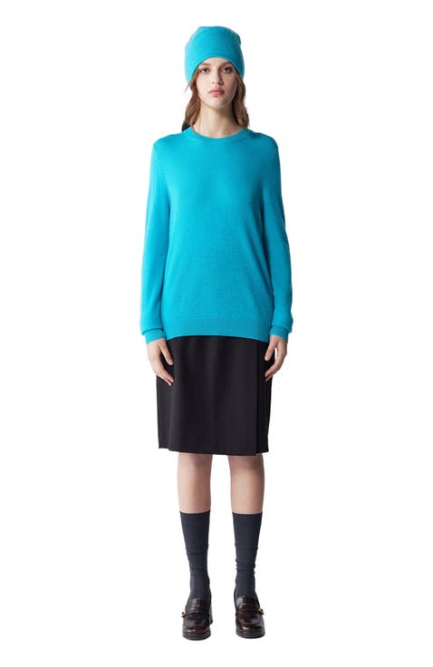 $99 Cashmere Hat & Sweater Set