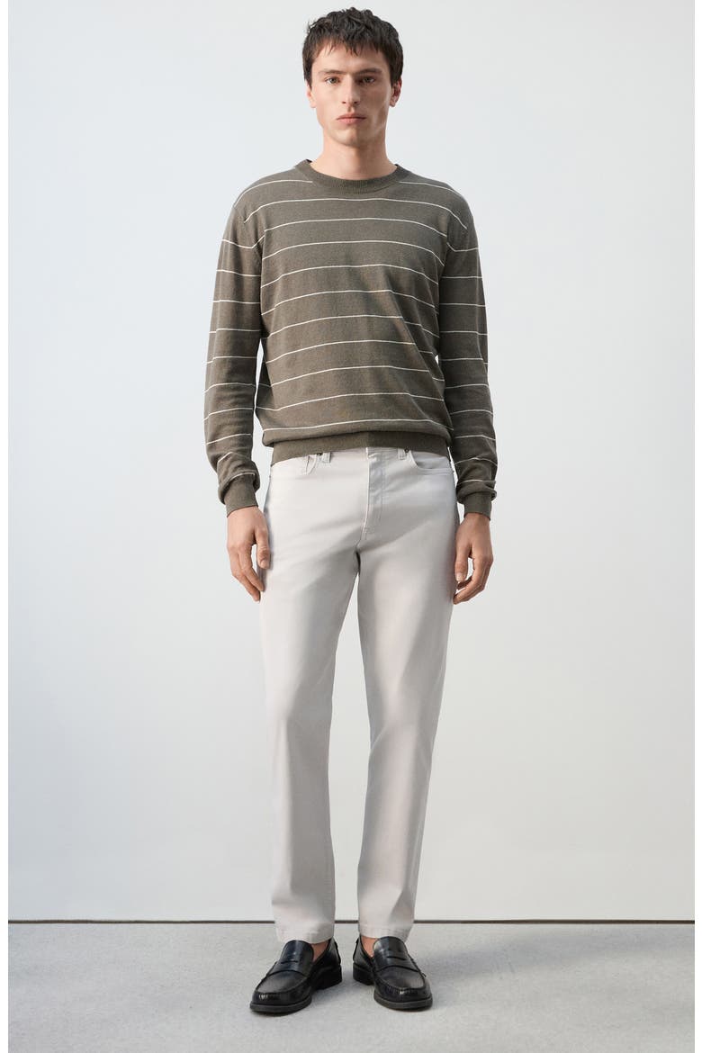 Regular Fit Straight Leg Jeans, Alternate, color, ICE GREY