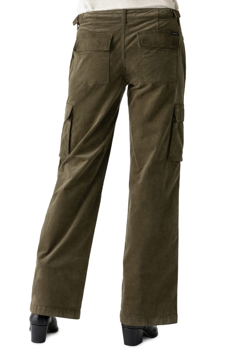 Sanctuary Reissue Wide Leg Cargo Pants, Alternate, color, Burnt Olive