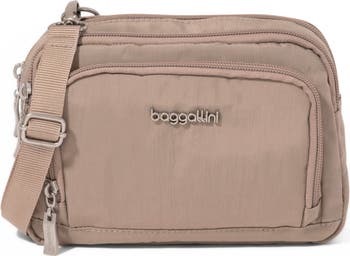 Baggallini Trifecta Wallet RFID Crossbody - Sterling Shimmer Baggallini Trifecta Wallet RFID Crossbody - Sterling Shimmer