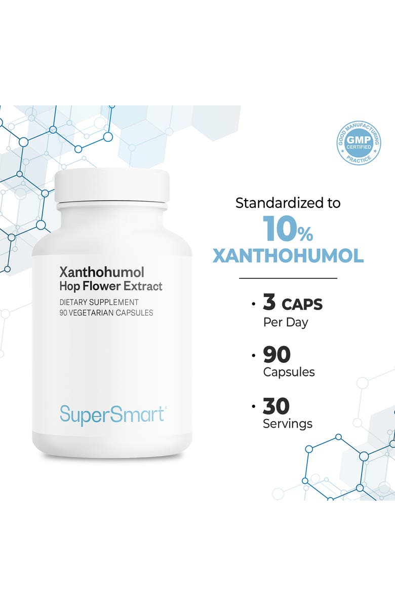 SuperSmart Xanthohumol Supplement 150mg, Alternate, color, NO COLOR