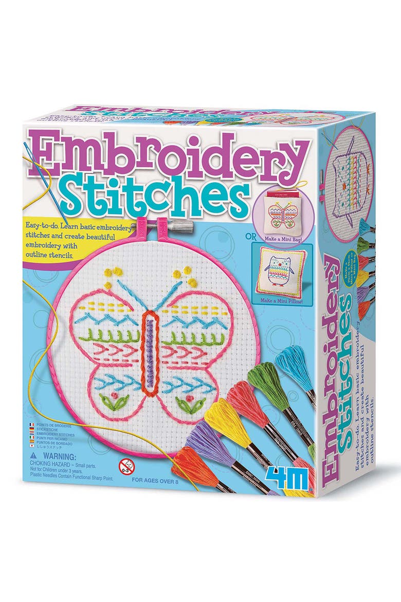 Easy to Do Embroidery Kit Diy Craft Set, Main, color, Multicolored
