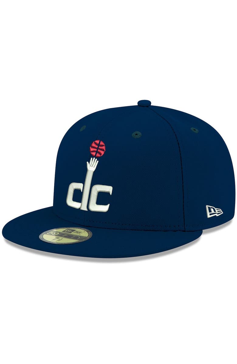 New Era Men's New Era Navy Washington Wizards Official Team Color 59FIFTY Fitted Hat, Alternate, color, Navy
