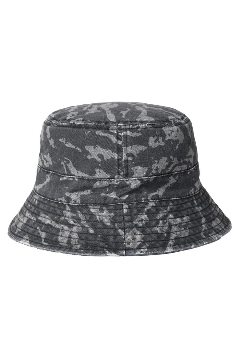 Miles Camo Bucket Hat, Alternate, color, Black