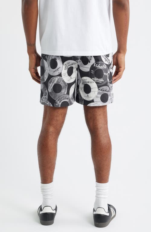 Billionaire Boys Club Bb Vinyls Drawstring Knit Shorts In Black