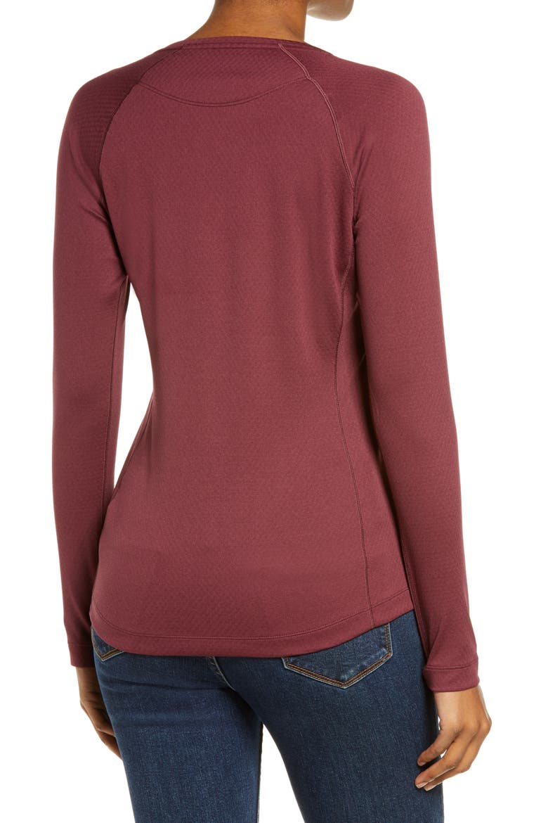 Capilene® Midweight Crewneck Top, Alternate, color, CHICORY RED -LT CHICORY RED