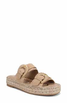 Tabbey Espadrille Platform Slide Sandal