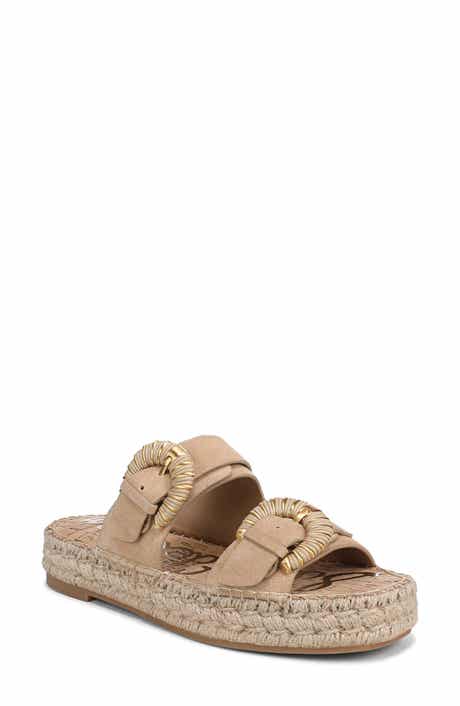 Tabbey Espadrille Platform Slide Sandal