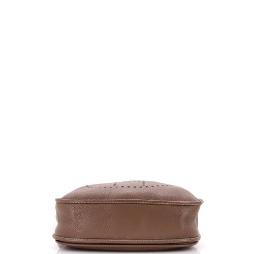 Pre-owned Hermes Hermes Evelyne Bag Gen Iii Clemence Pm In Brown