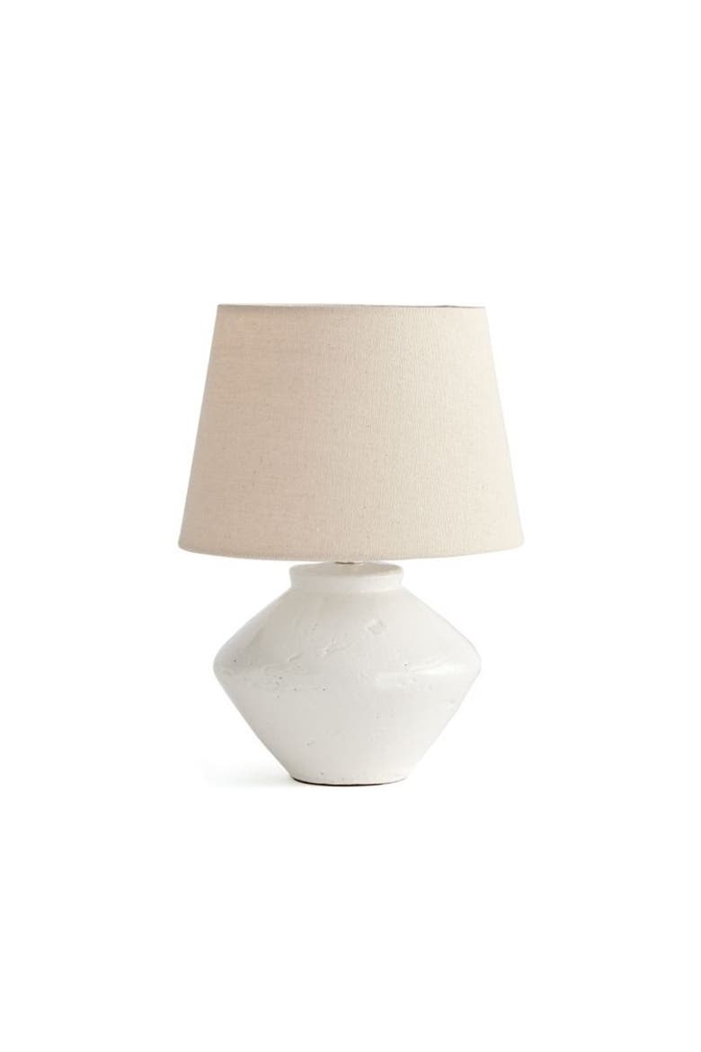 Marie Contemporary Ceramic Mini Table Desk Lamp, Main, color, White