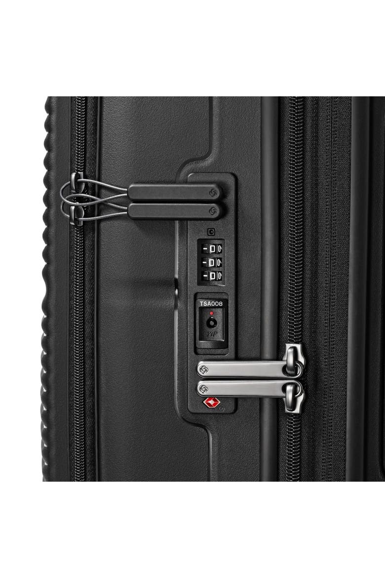 Paralux Expandable 28" Large Checked Spinner Luggage, Alternate, color, Black