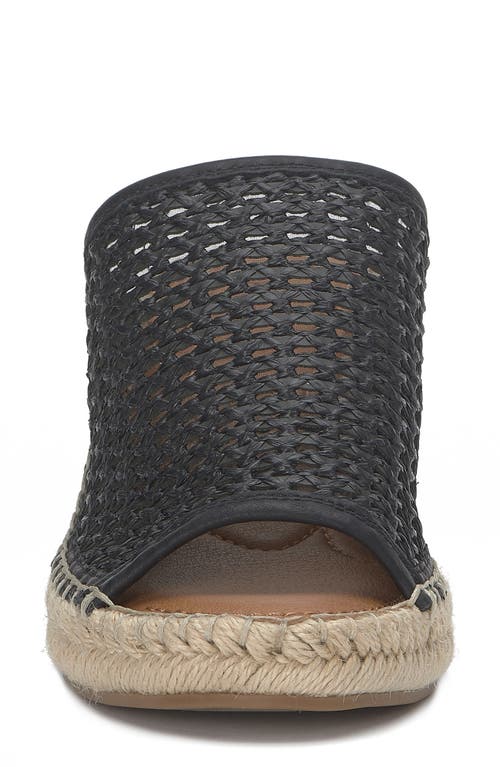 Lucky Brand Cabriah Espadrille Platform Wedge Slide Sandal In Black