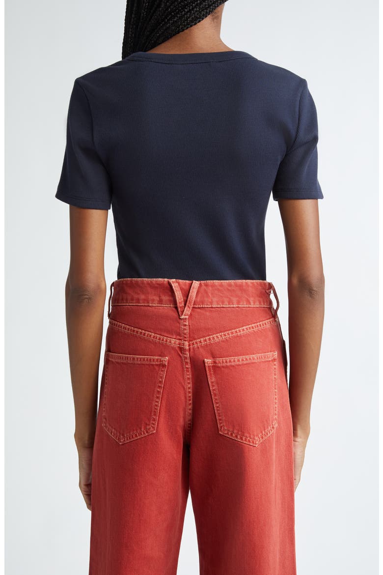 Pruitt Cotton T-Shirt, Alternate, color, NAVY