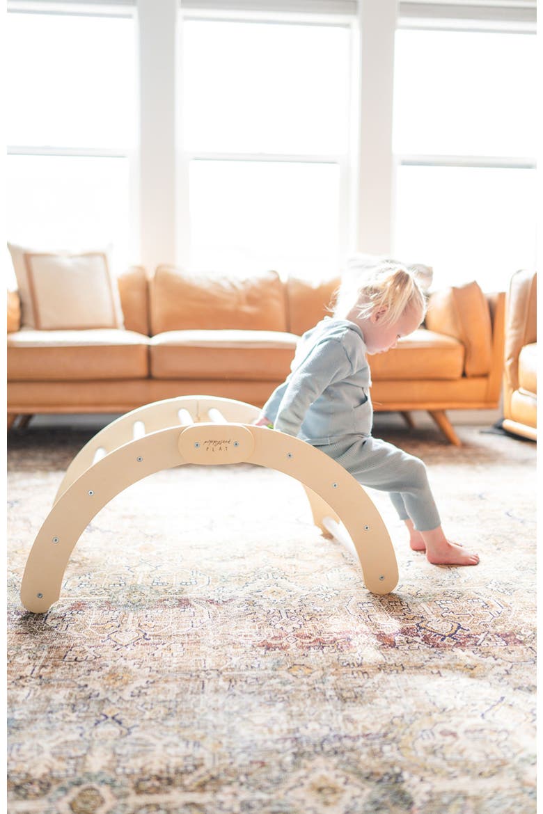 Foldable Climbing Arch & Rocker, Alternate, color, White