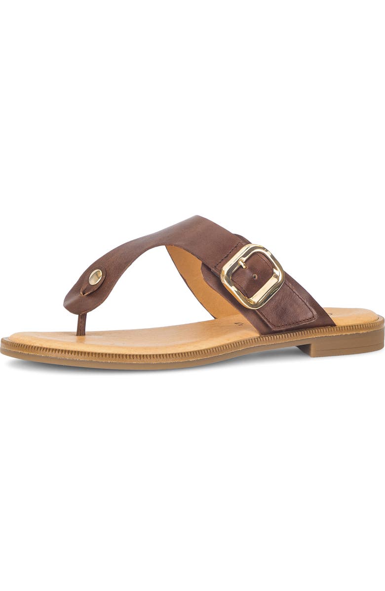 Gabor Studded Flip Flop, Main, color, Camel