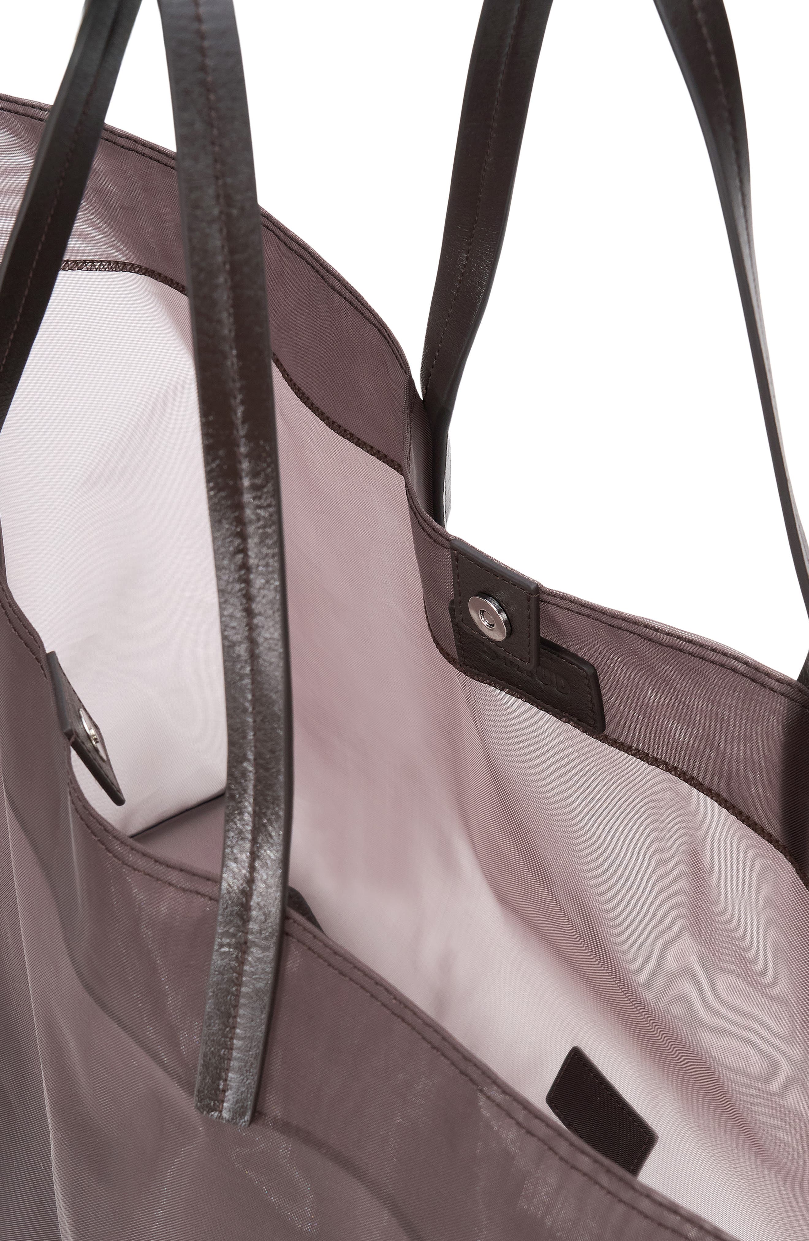 STAUD Large Christos Mesh Tote, Alternate, color, Espresso