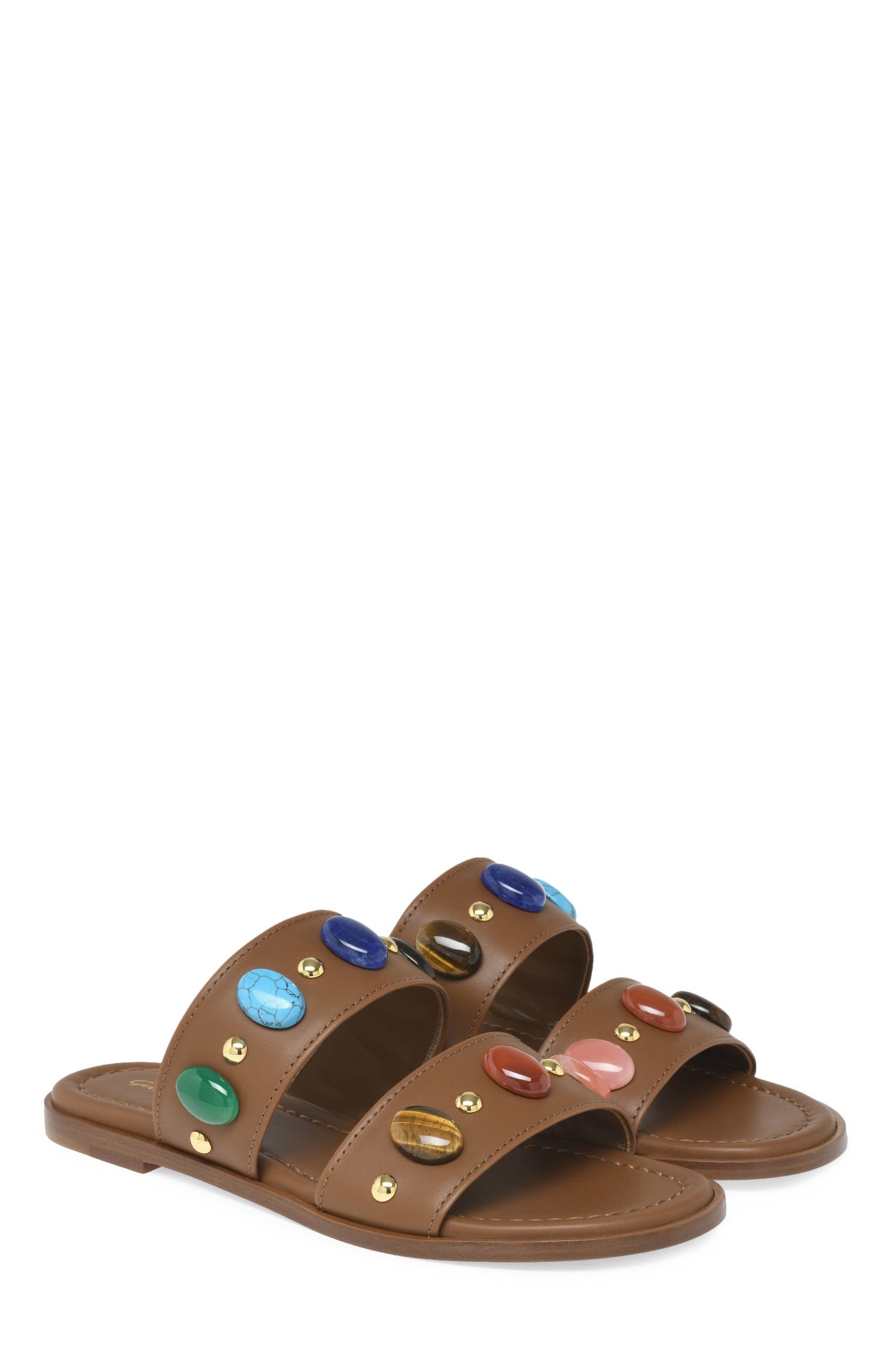 Gianvito Rossi Pasha 05 Sandals, Alternate, color, Brown Nappa