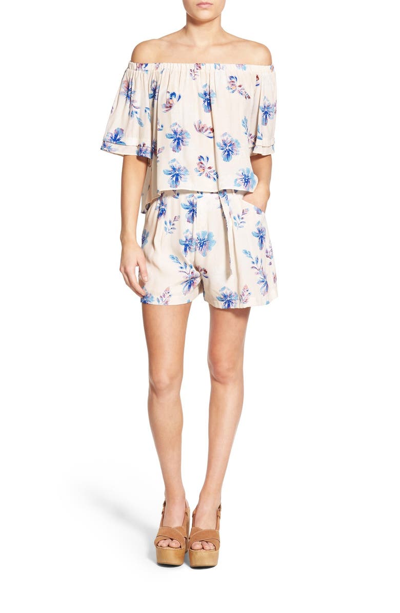 ASTR the Label ASTR 'Savannah' Off the Shoulder Top, Alternate, color, 