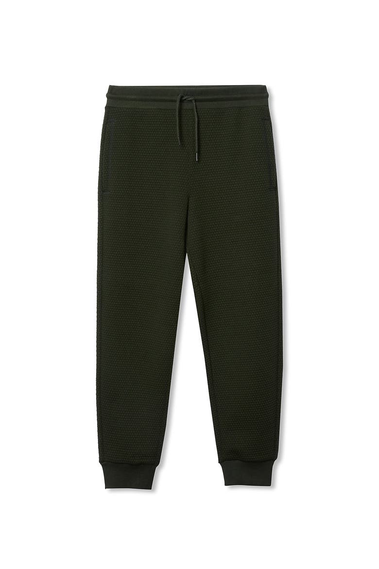 Boys Iron Knee Texture Knit Jogger, Main, color, Midnight Olive