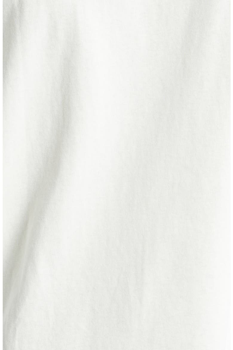 Pigment Dyed Cotton Logo T-Shirt, Alternate, color, OFF-WHITE