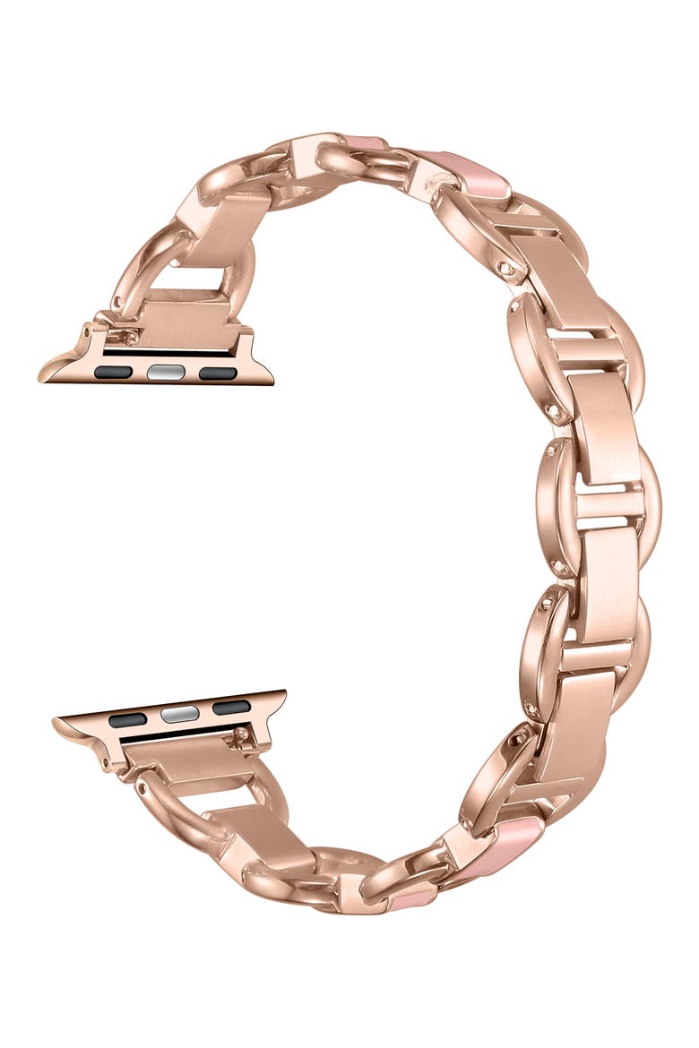 Lottie Apple Watch Watchband, Alternate, color, ROSE GOLD/ BLUSH