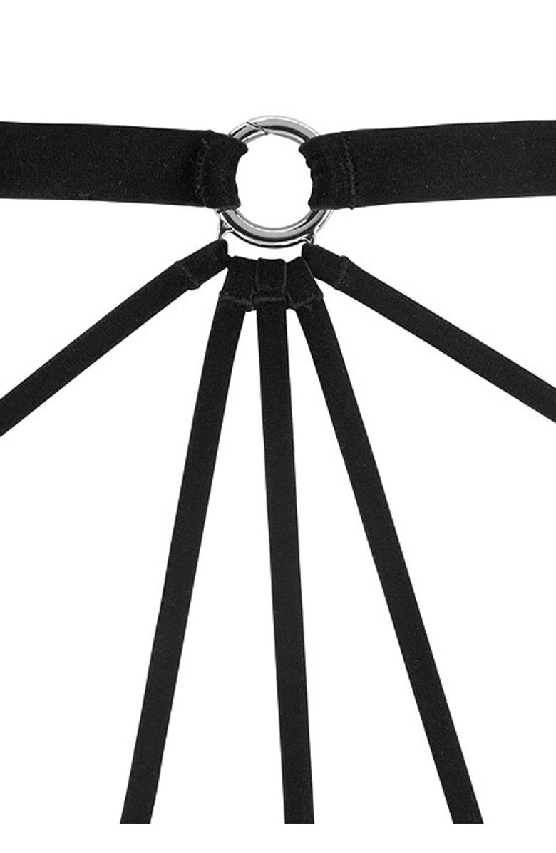 LASCANA 2 Pk Open Thongs, Alternate, color, Black