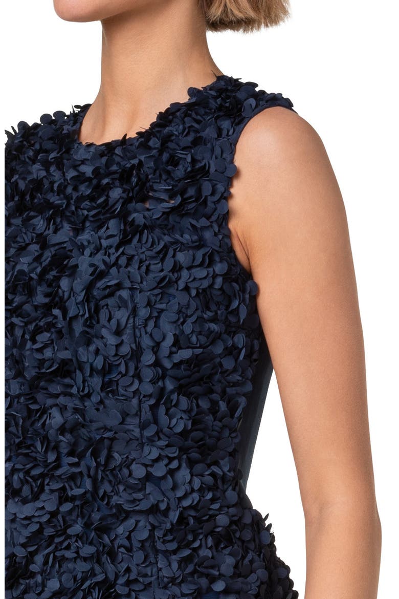 3D Flakes Midi Dress, Alternate, color, INK