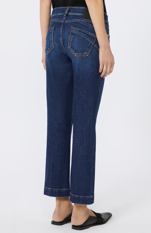 Sportmax Perfect Fit Stretch Denim Crop Jeans In Blue