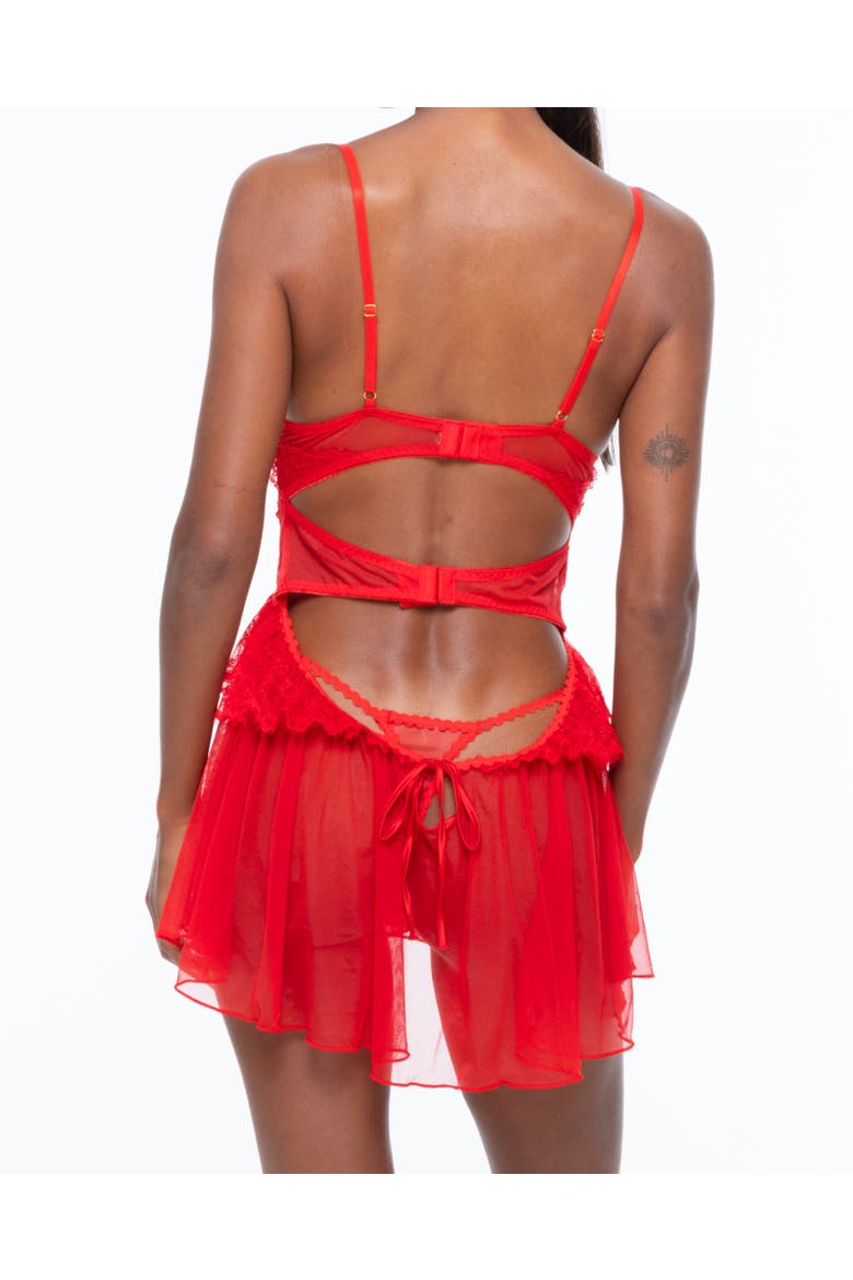 Raika Babydoll, Alternate, color, Red