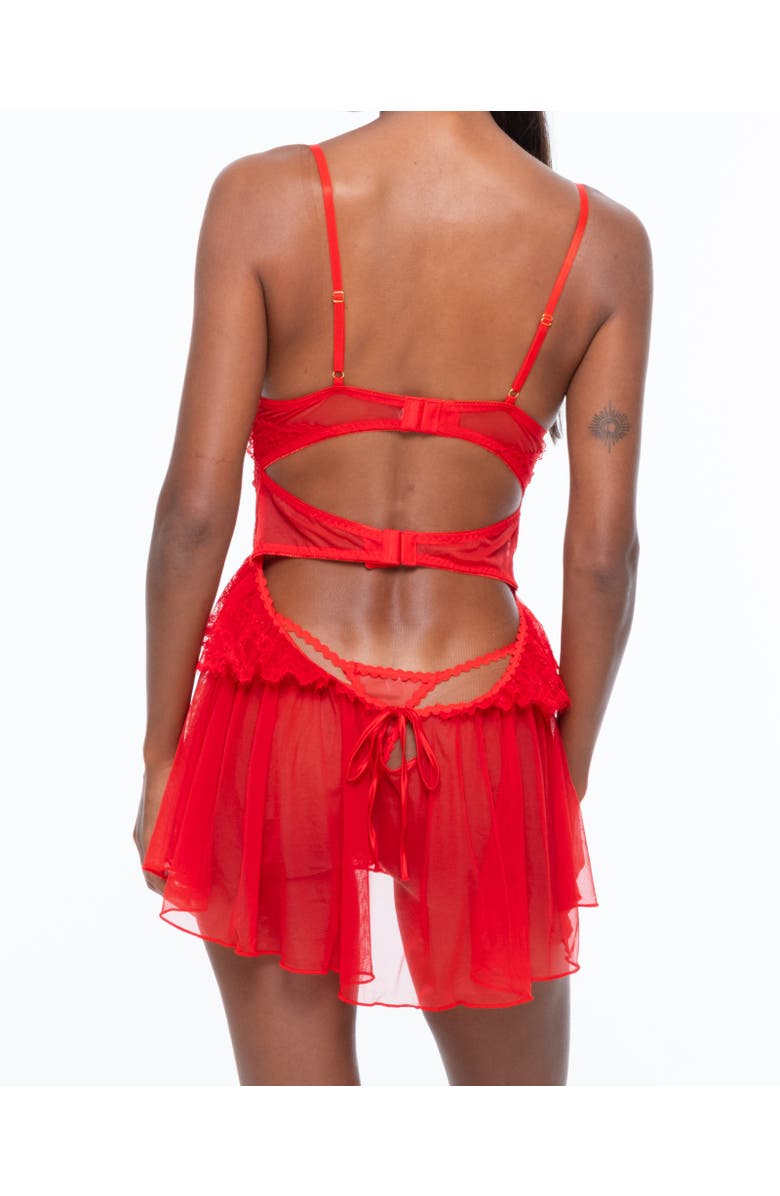 One Empire Raika Babydoll, Alternate, color, Red