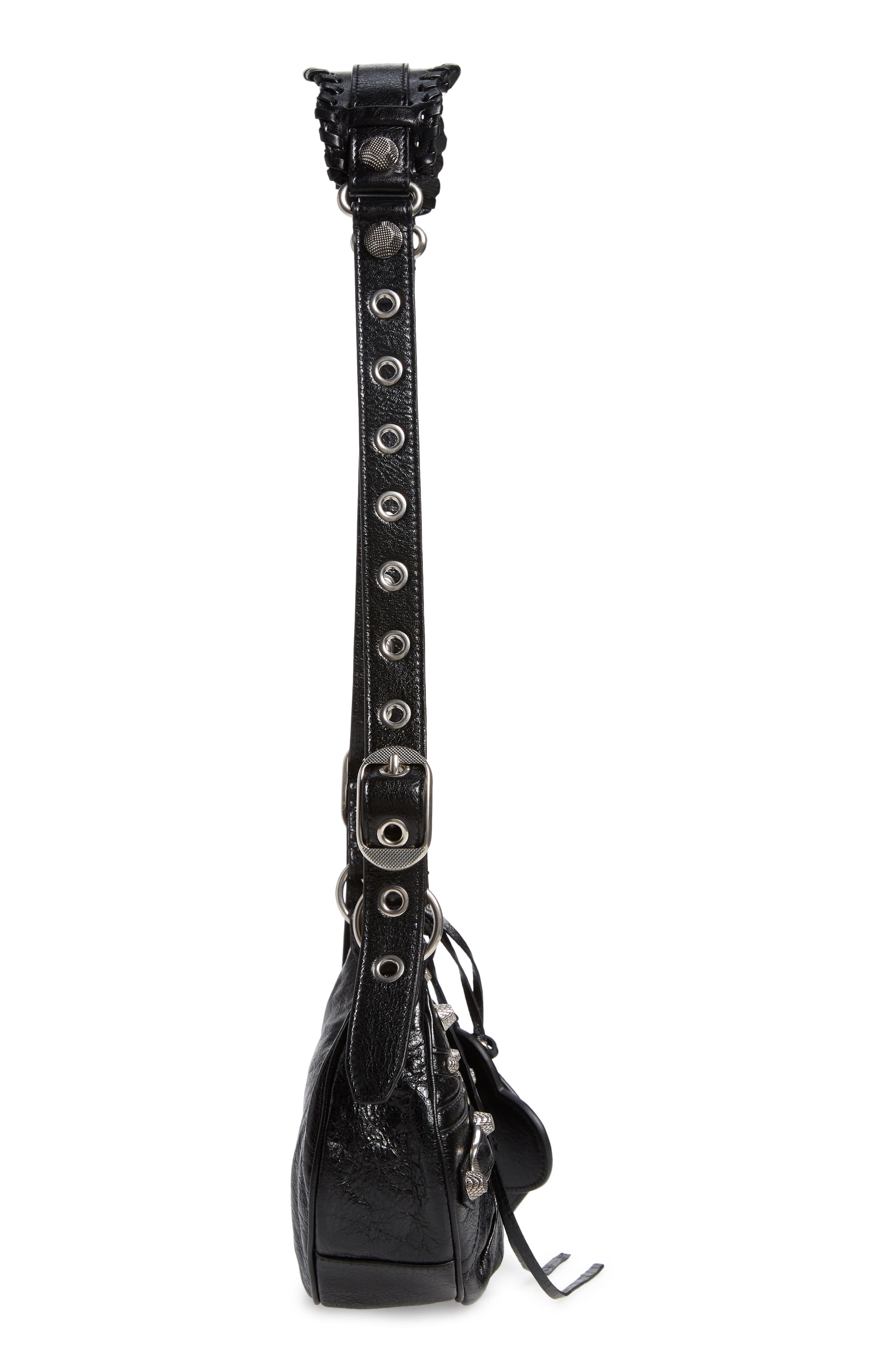 Balenciaga Extra Small Le Cagole Lambskin Shoulder Bag, Alternate, color, 