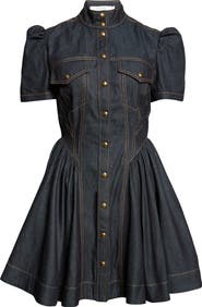 Zimmermann Denim Corset Minidress