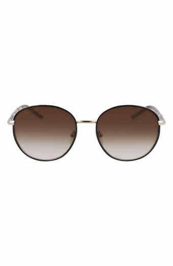 53mm Gradient Round Sunglasses