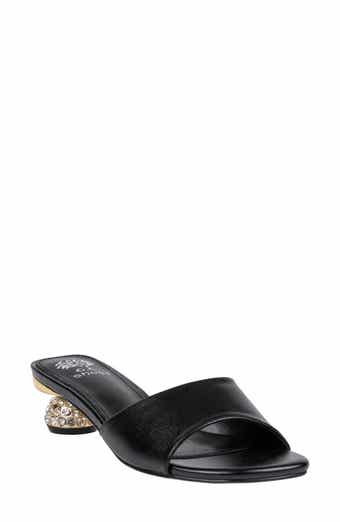 GOOD CHOICE NEW YORK Noho Crystal Embellished Heel Slide Sandal