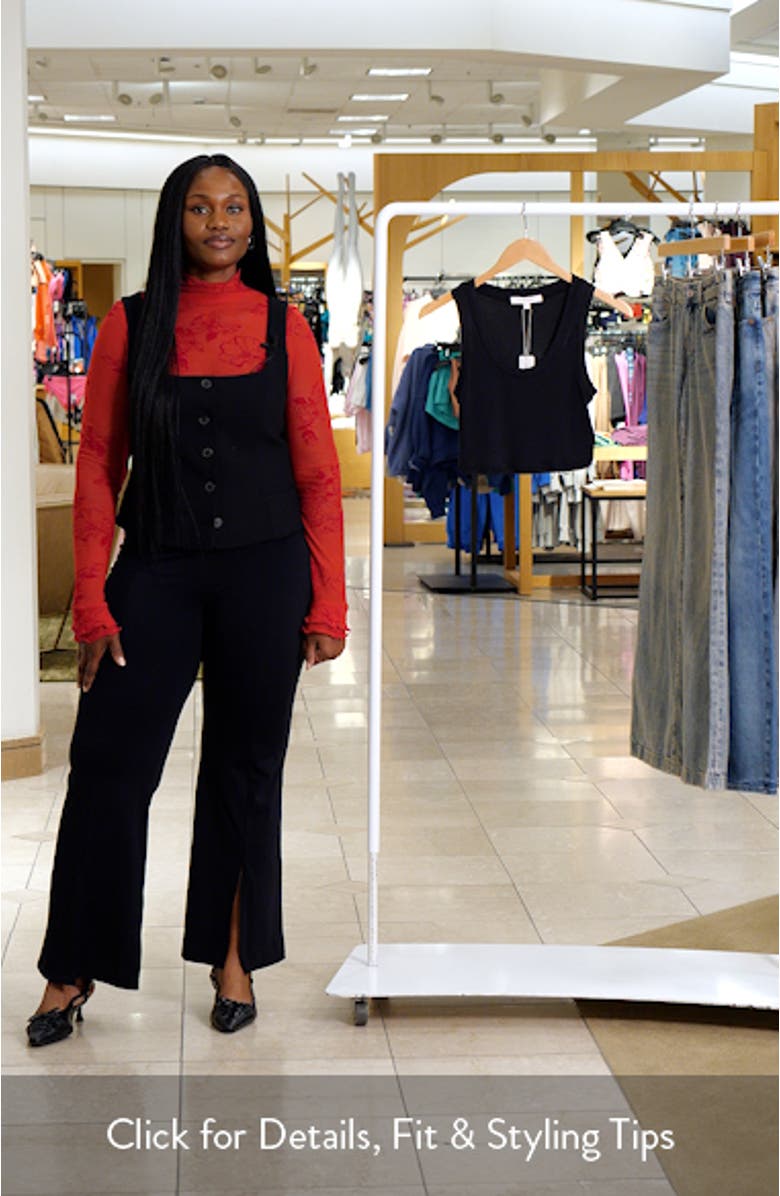 The Cutting It Loose Rib Crop Top, sales video thumbnail