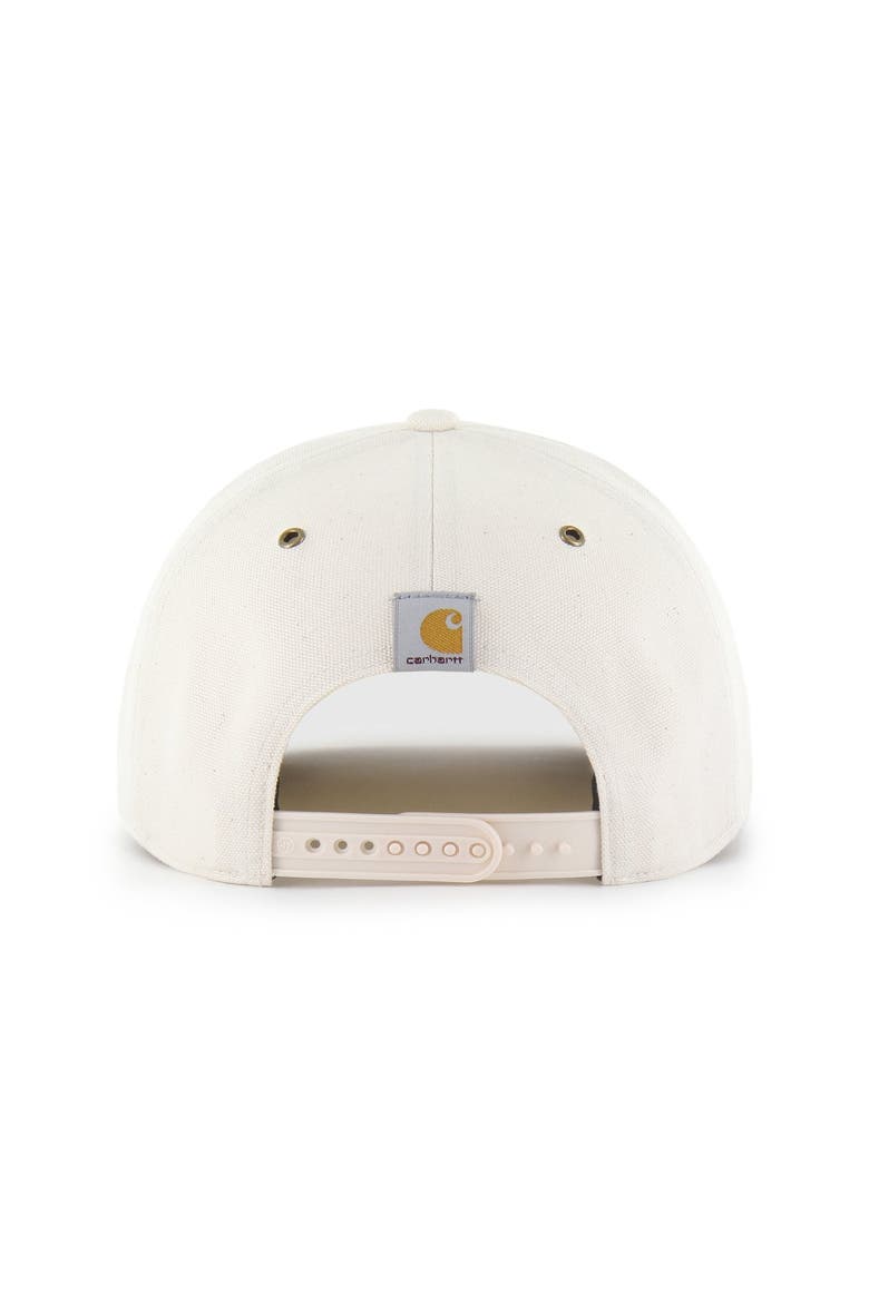 Men's Carhartt x '47 Natural/Brown Florida Gators Undyed Relaxed Hitch Adjustable Hat, Alternate, color, Natural