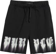 PURPLE BRAND Cotton Fleece Sweat Shorts