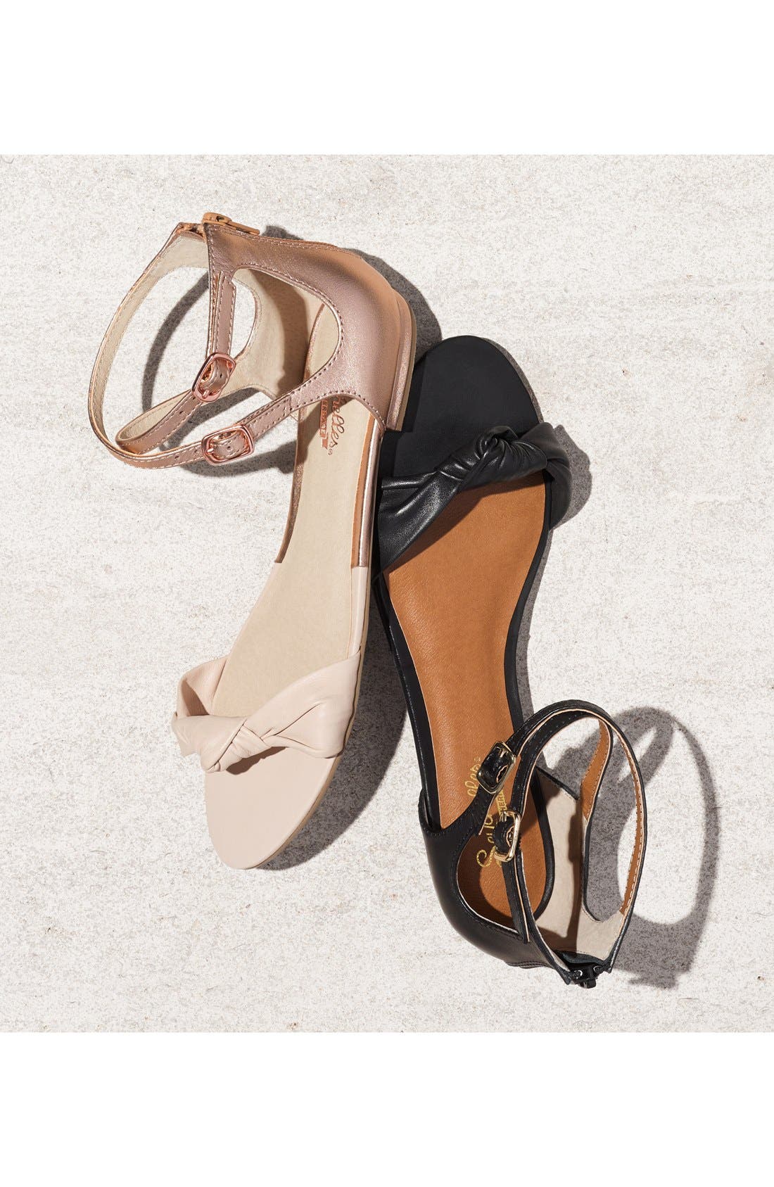 'I've Got a Secret' Sandal, Alternate, color, BLACK
