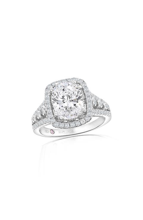 Cubic Zirconia Engagement Ring
