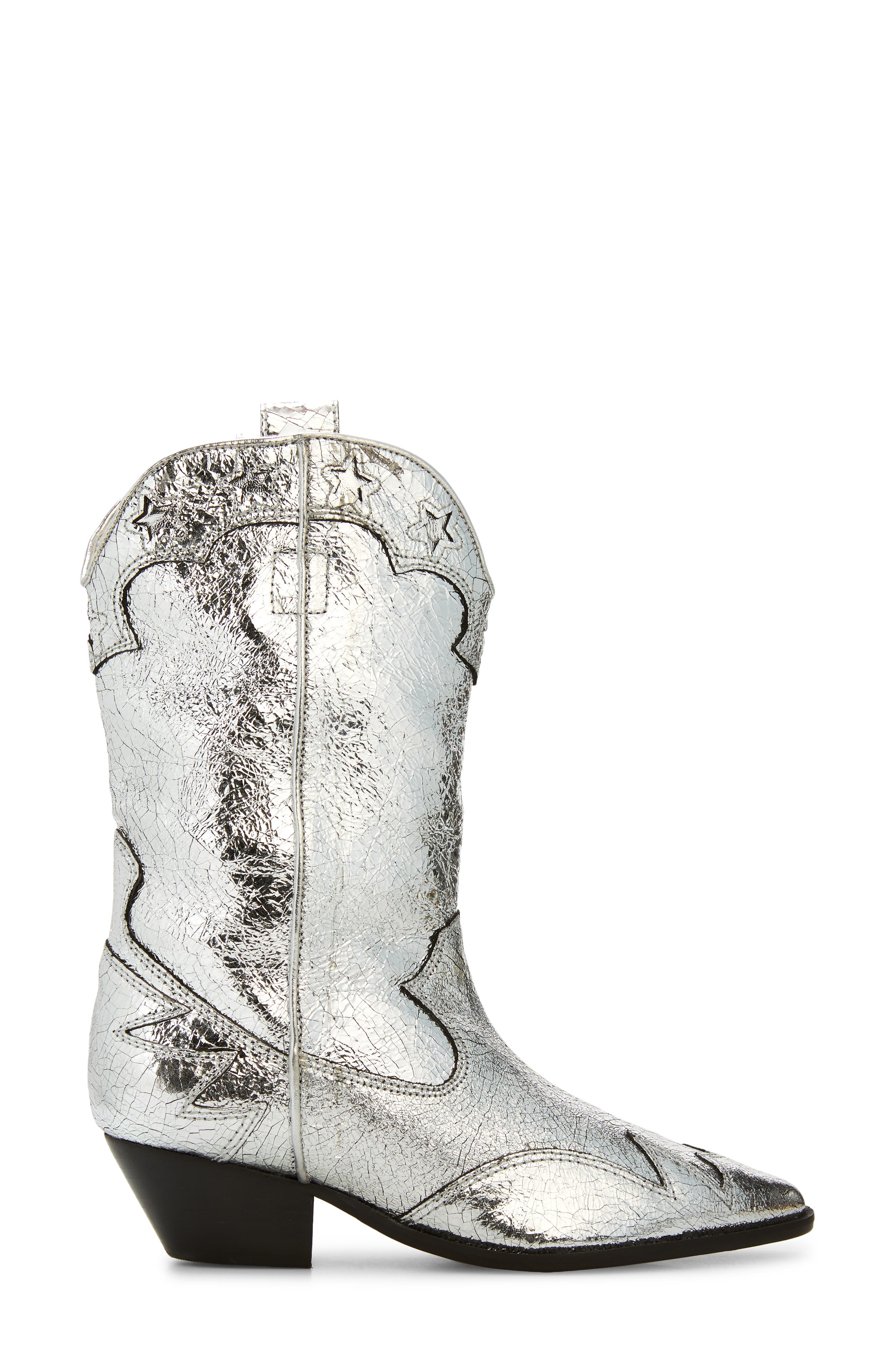 Schutz Cicera West Metallic Boot, Alternate, color, 