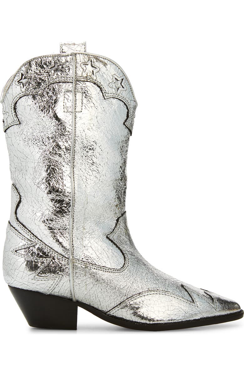 Schutz Cicera West Metallic Boot, Alternate, color,