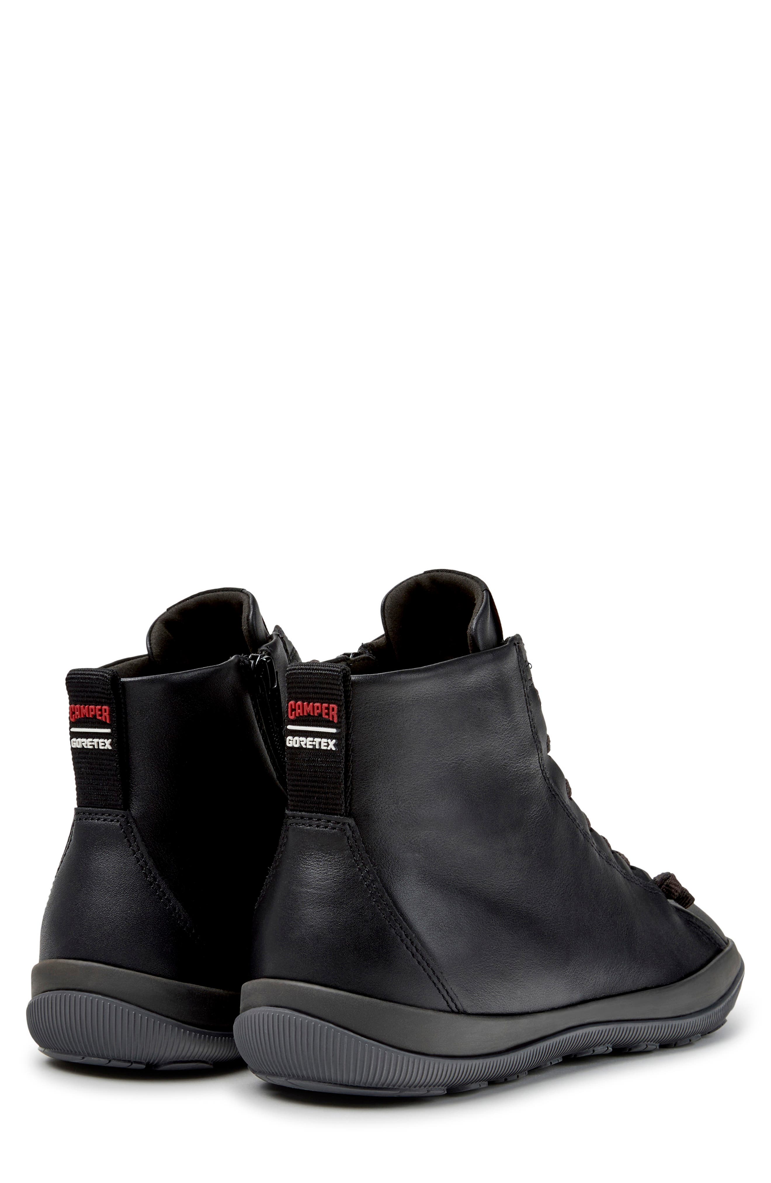 Peu Pista Gore-Tex Waterproof Leather Boot, Alternate, color, BLACK
