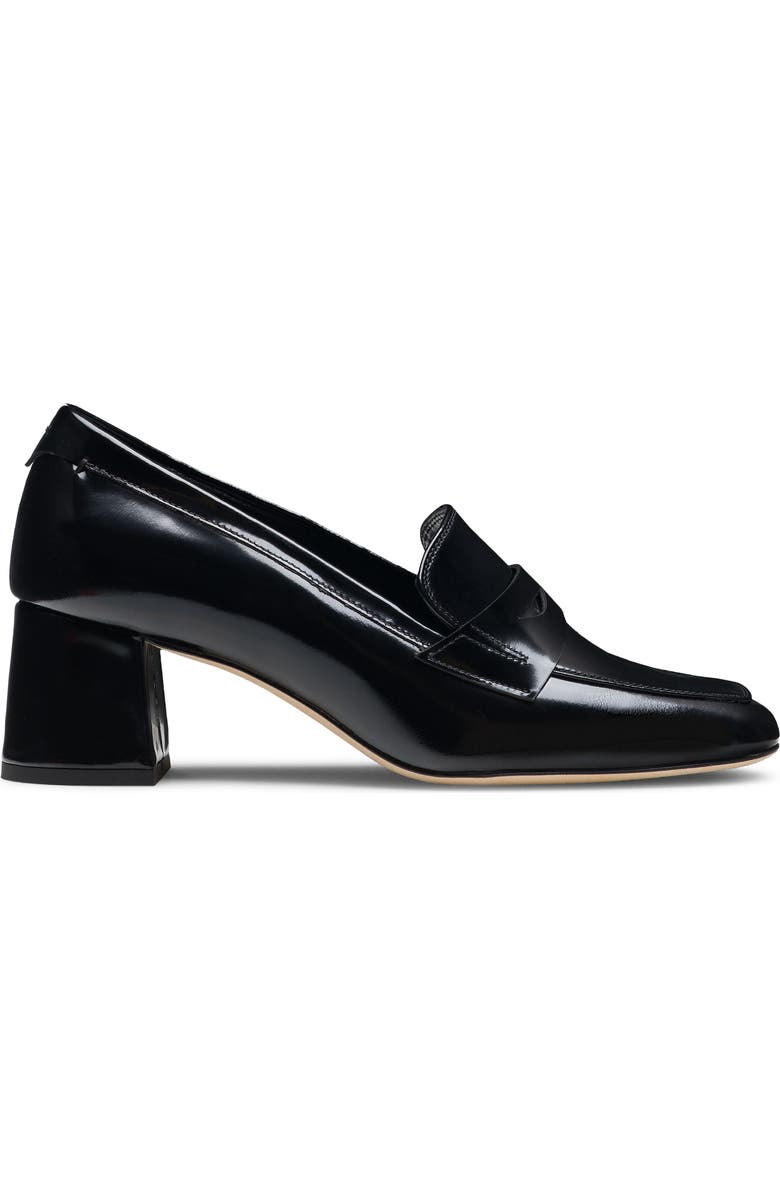 Magnanni Stasia Penny Loafer Pump, Alternate, color, Black