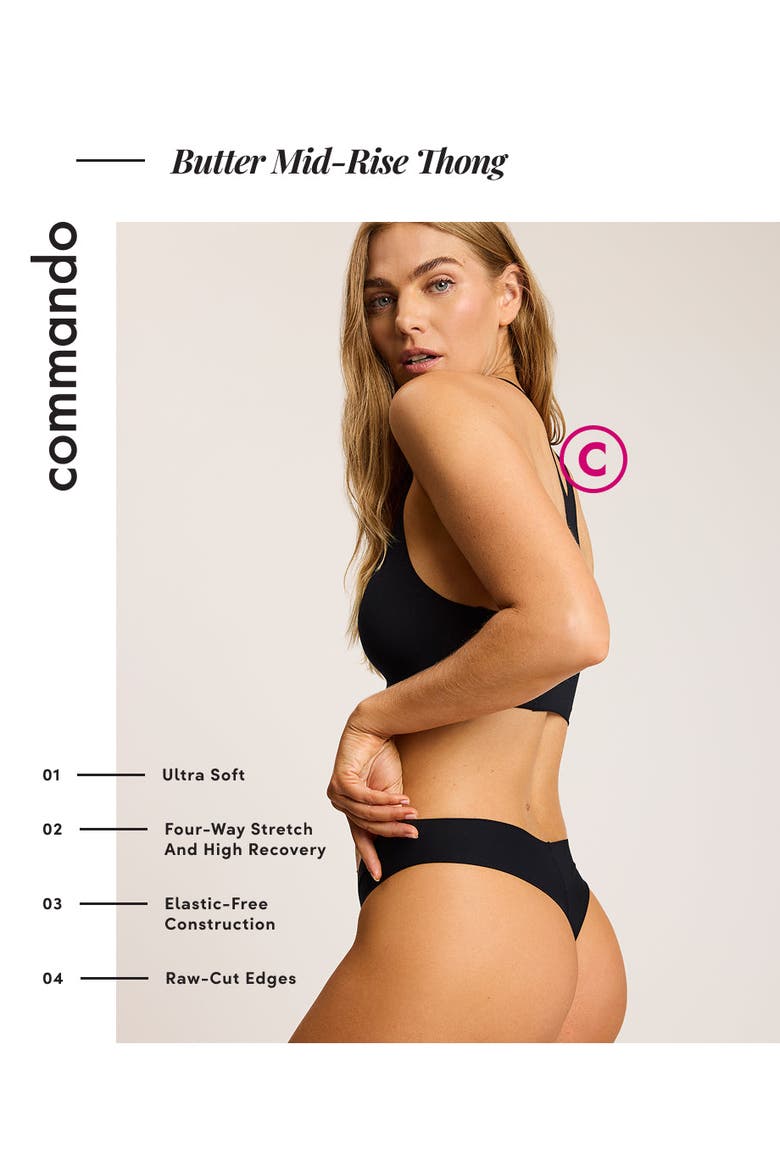 Butter Mid-Rise Thong 3-Pack, Alternate, color, Beige