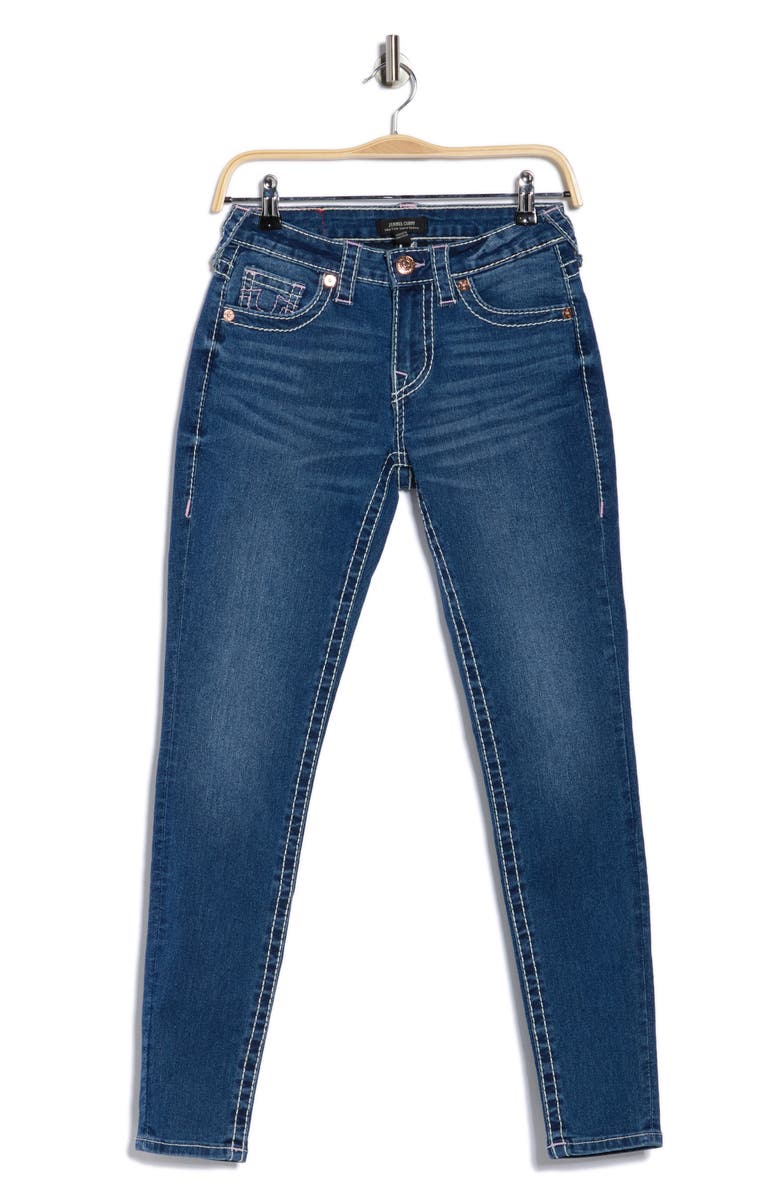 True Religion Jennie Big T Mr Skinny Jeans, Alternate, color, Medium Spiced Orchard Wash