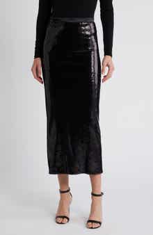 BOSS Eluxia Sequin Midi Skirt