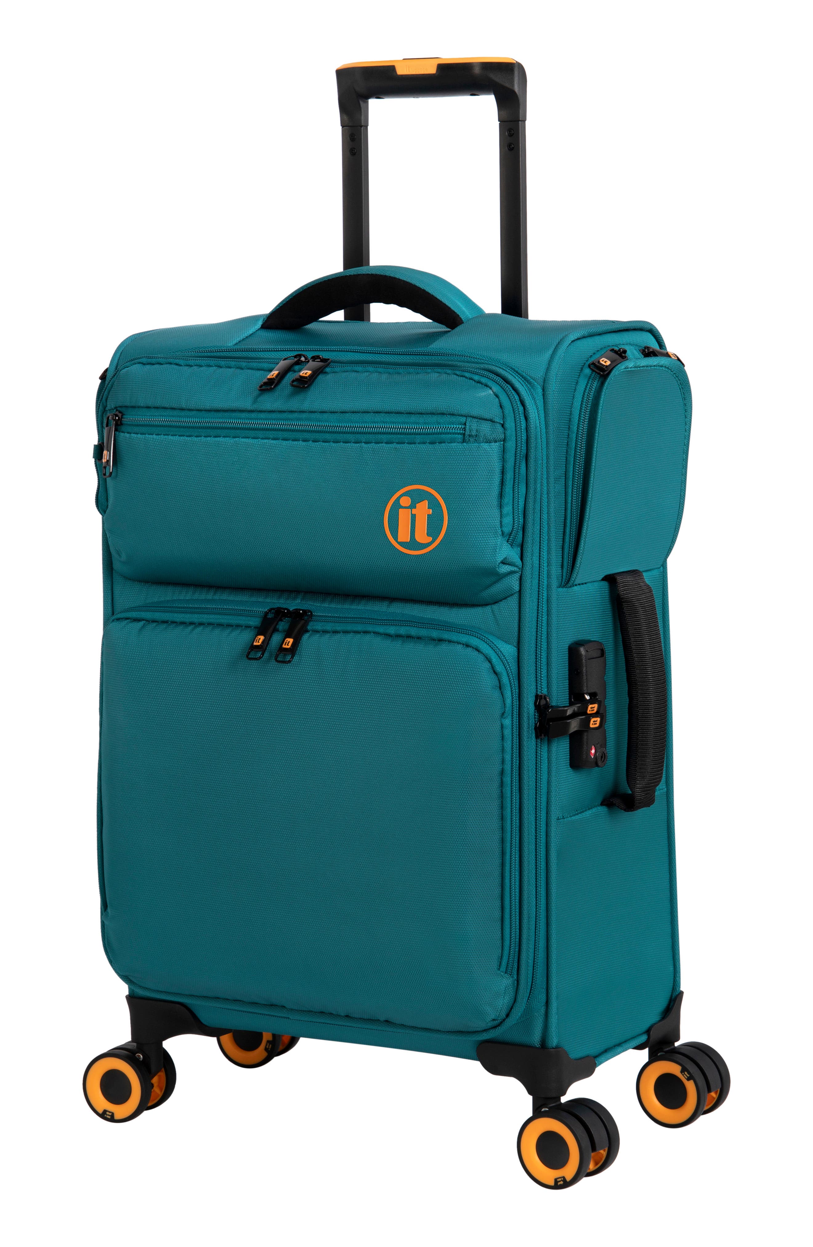 IT LUGGAGE Simultaneous 20-Inch Softside Spinner Luggage, Main, color, 