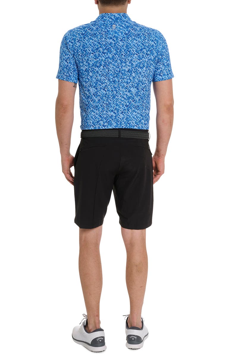 Robert Graham Tyne Geo Pattern Performance Golf Polo, Alternate, color, 